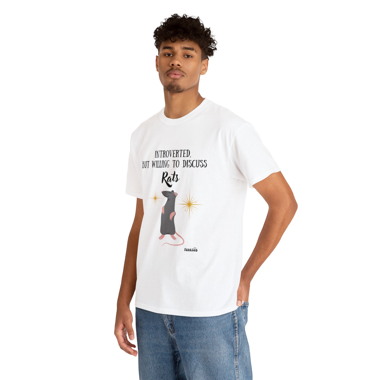Rat Lover Unisex T-Shirt "Introverted But Willing to Discuss Rats"