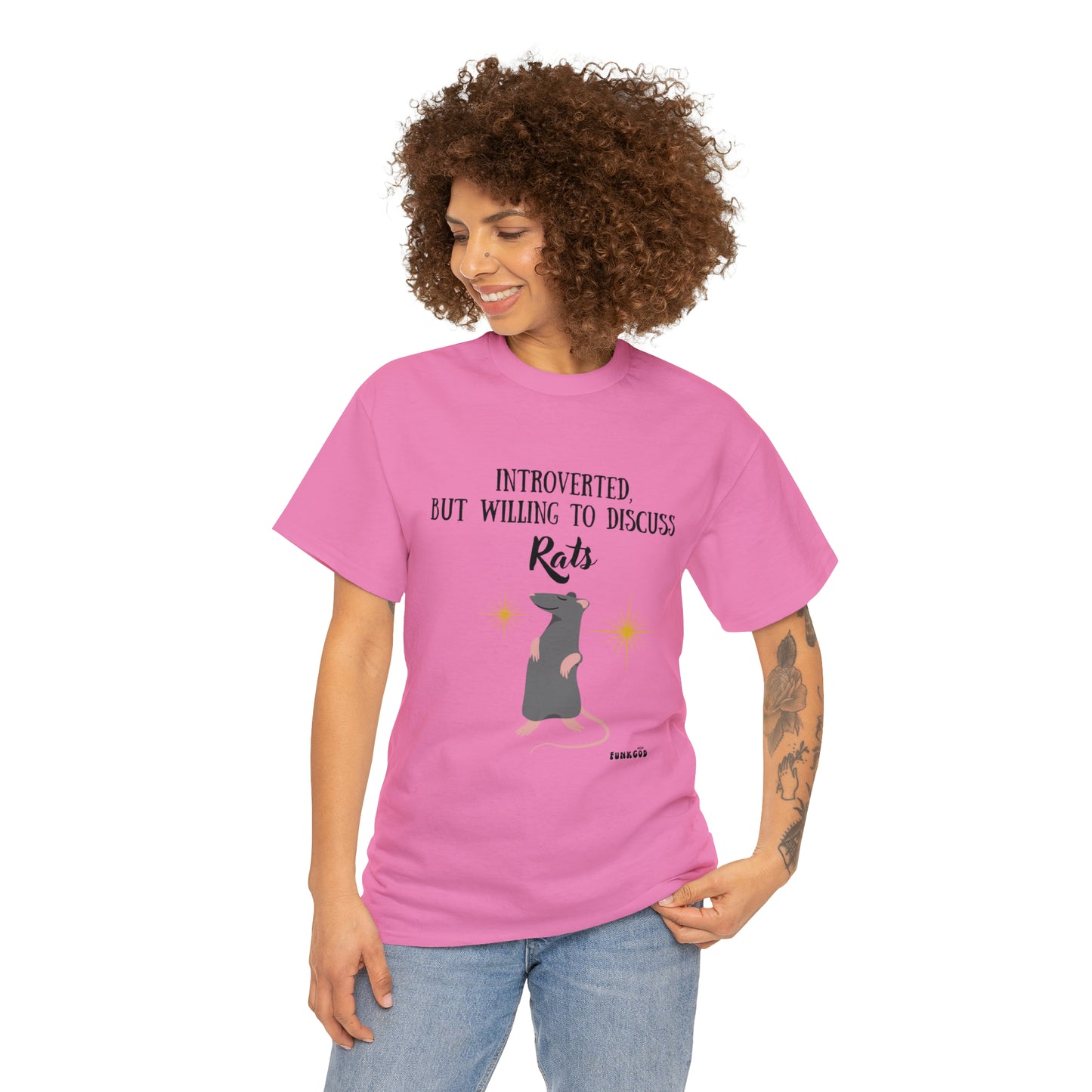 Rat Lover Unisex T-Shirt "Introverted But Willing to Discuss Rats"
