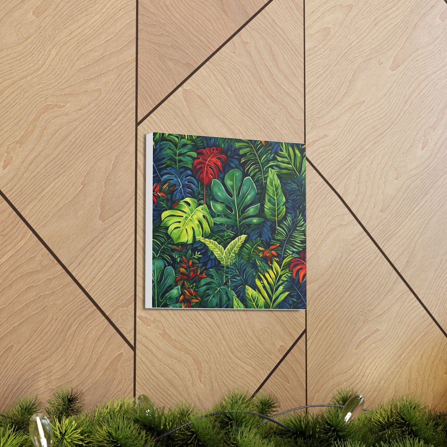 Tropical Leaves Jungle Foliage Fine Art Print Canvas Wall Art