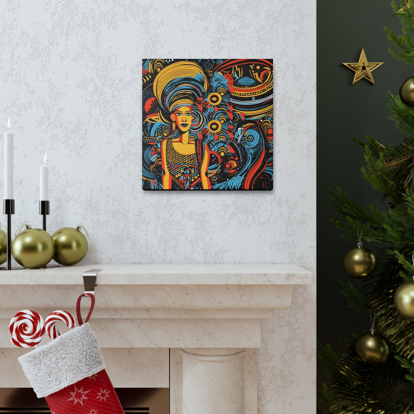 Solar Goddess Fine Art Print Canvas Wall Art