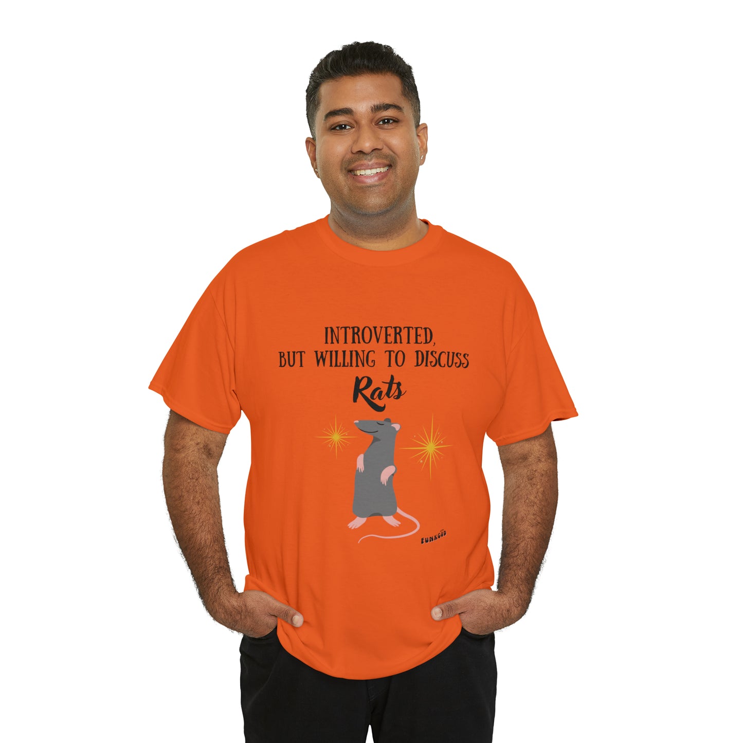 Rat Lover Unisex T-Shirt "Introverted But Willing to Discuss Rats"