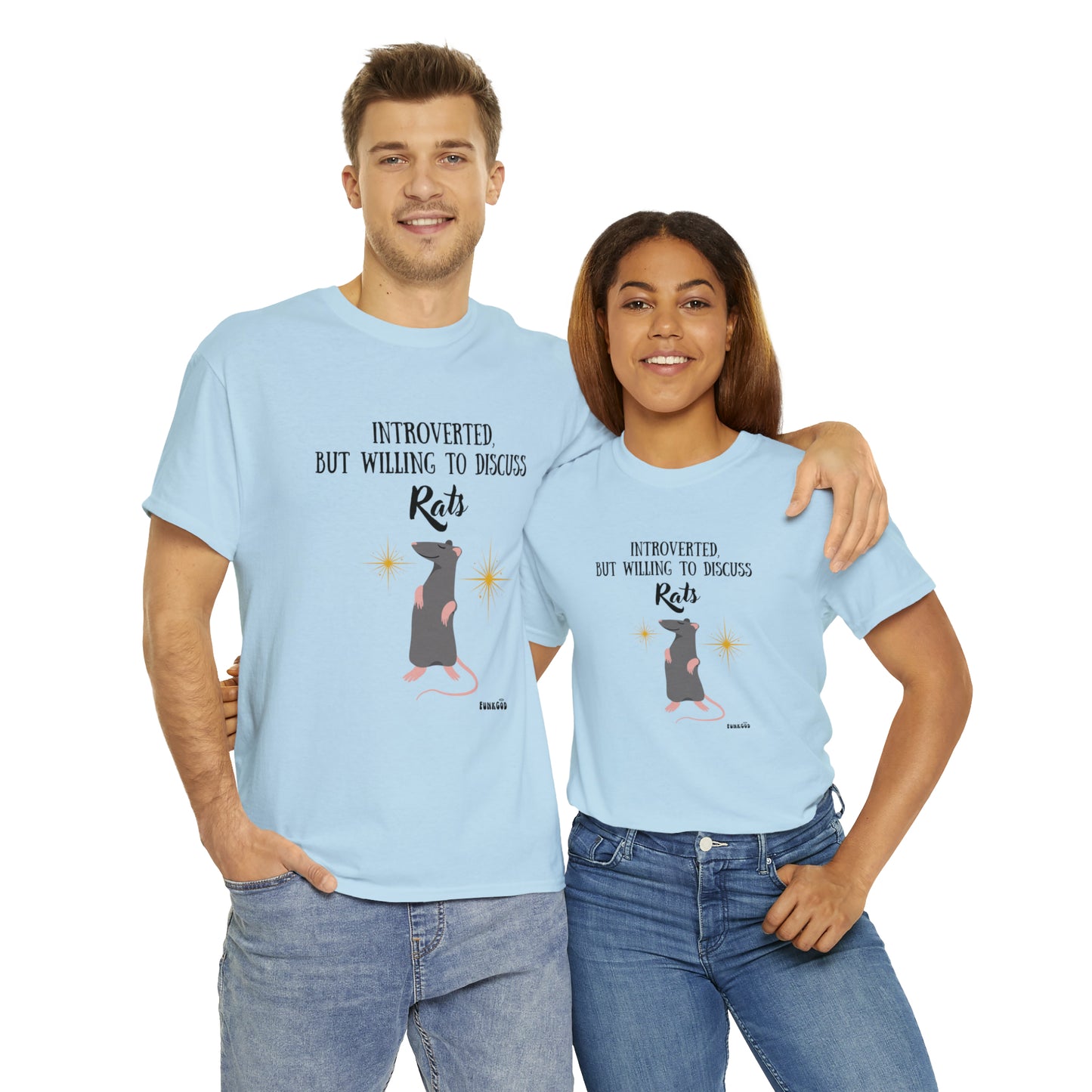 Rat Lover Unisex T-Shirt "Introverted But Willing to Discuss Rats"
