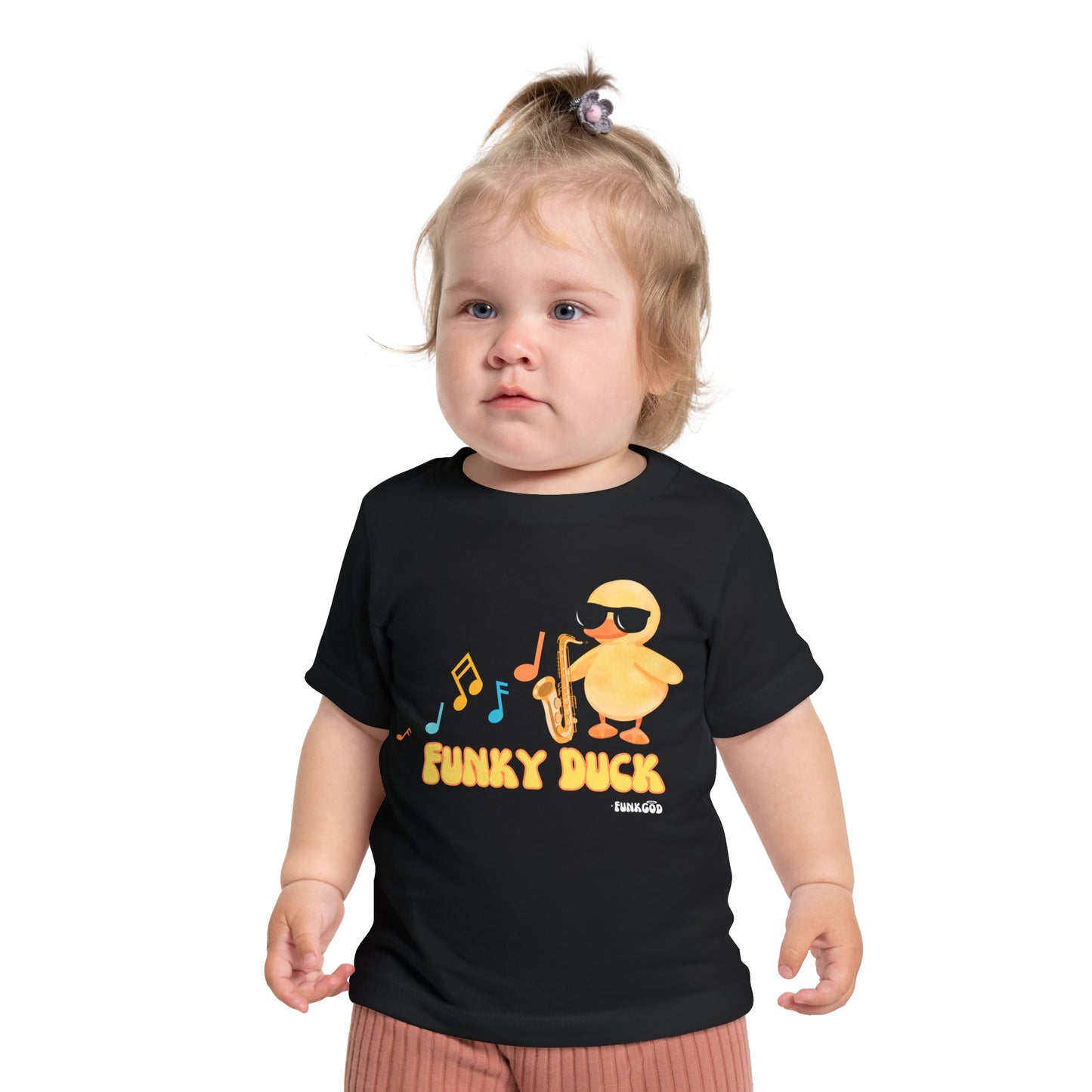 Funky Duck Cute Baby Short Sleeve T-Shirt