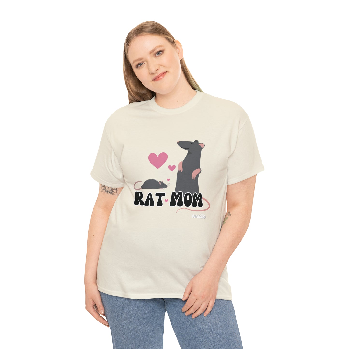 Rat Mom Cute T-Shirt For Rat Lovers, Relaxed Fit