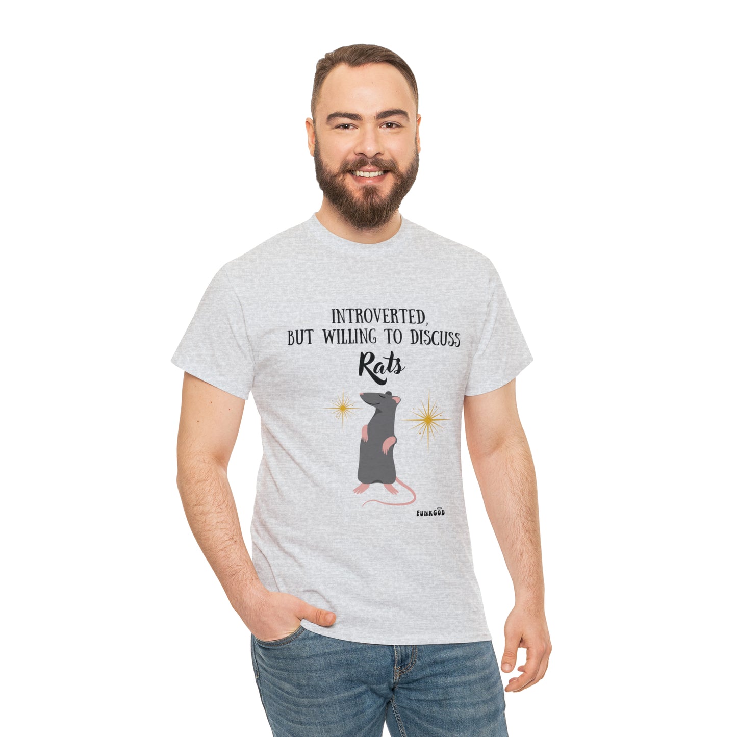 Rat Lover Unisex T-Shirt "Introverted But Willing to Discuss Rats"