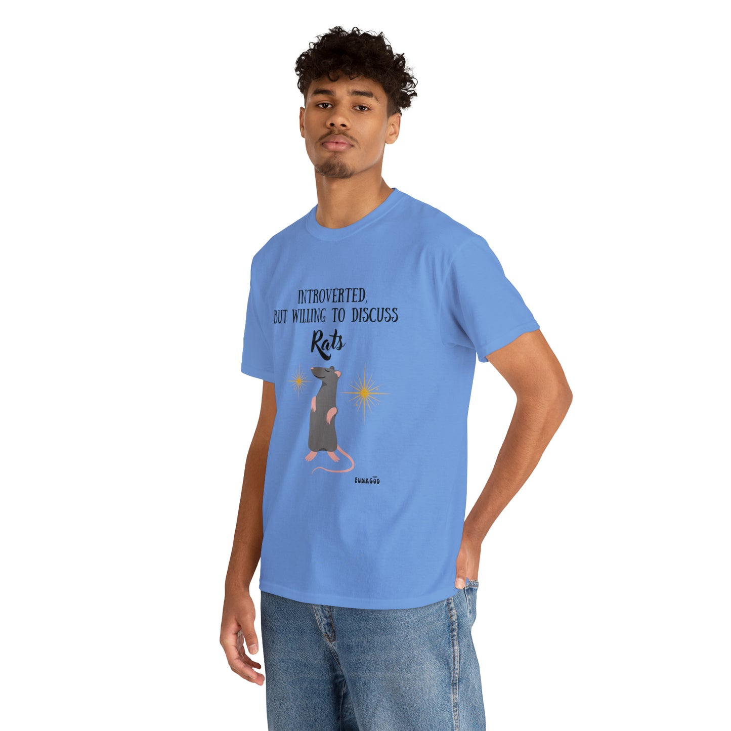 Rat Lover Unisex T-Shirt "Introverted But Willing to Discuss Rats"