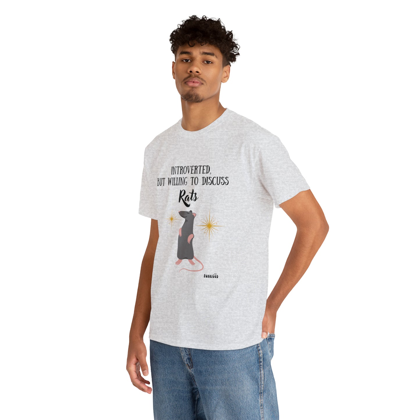 Rat Lover Unisex T-Shirt "Introverted But Willing to Discuss Rats"