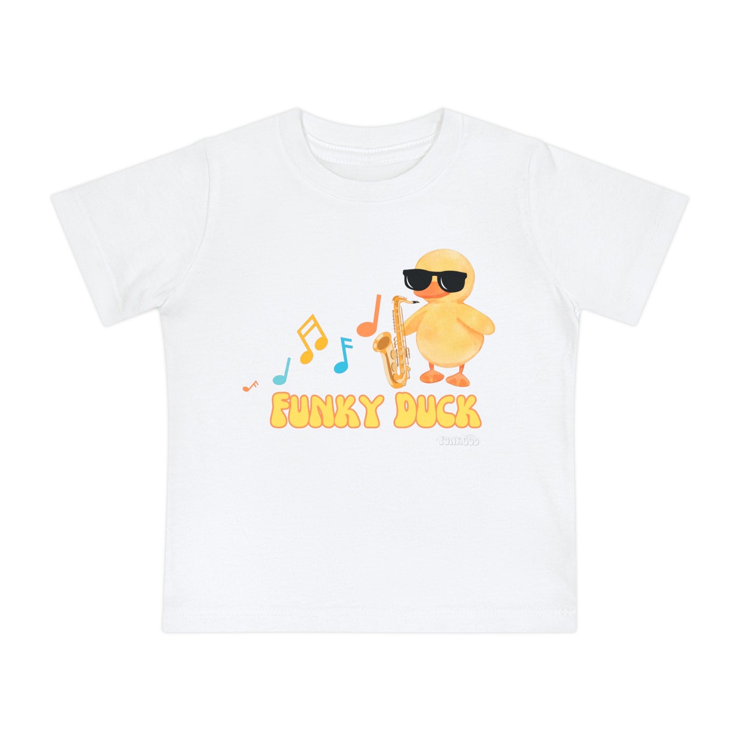 Funky Duck Cute Baby Short Sleeve T-Shirt