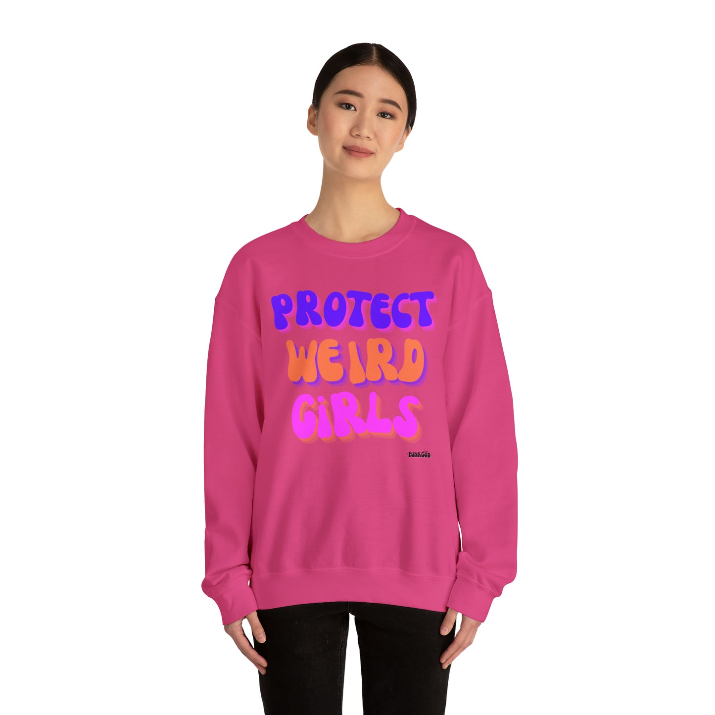 Protect Weird Girls Unisex Casual Sweatshirt