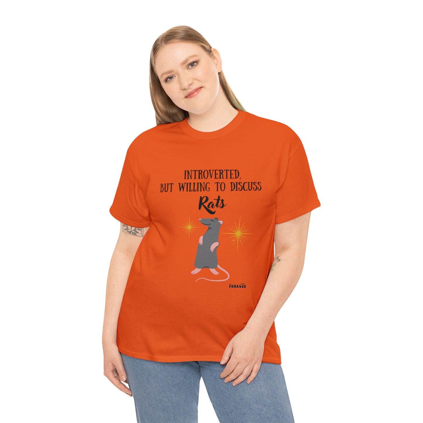 Rat Lover Unisex T-Shirt "Introverted But Willing to Discuss Rats"