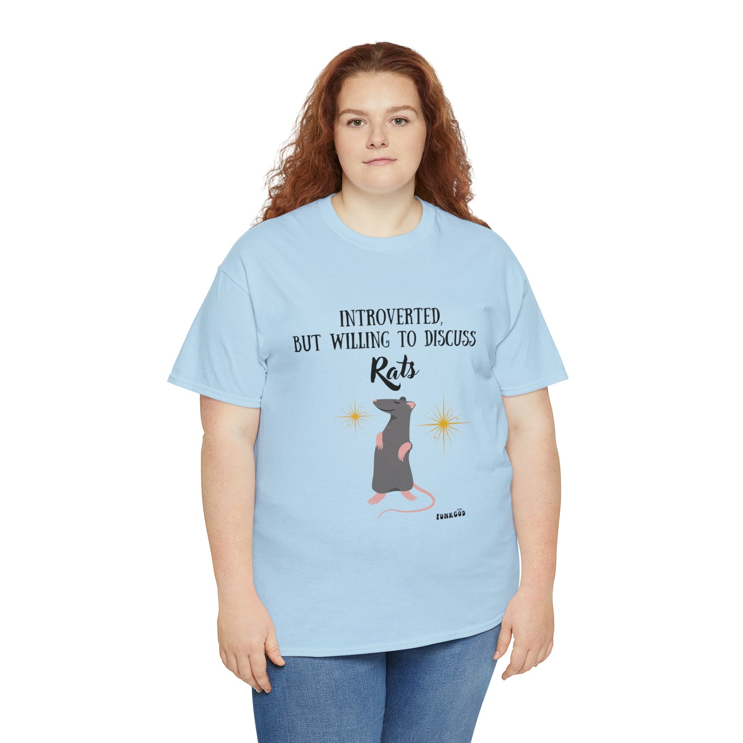 Rat Lover Unisex T-Shirt "Introverted But Willing to Discuss Rats"