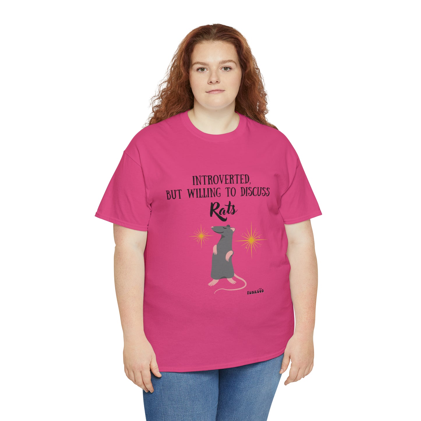 Rat Lover Unisex T-Shirt "Introverted But Willing to Discuss Rats"