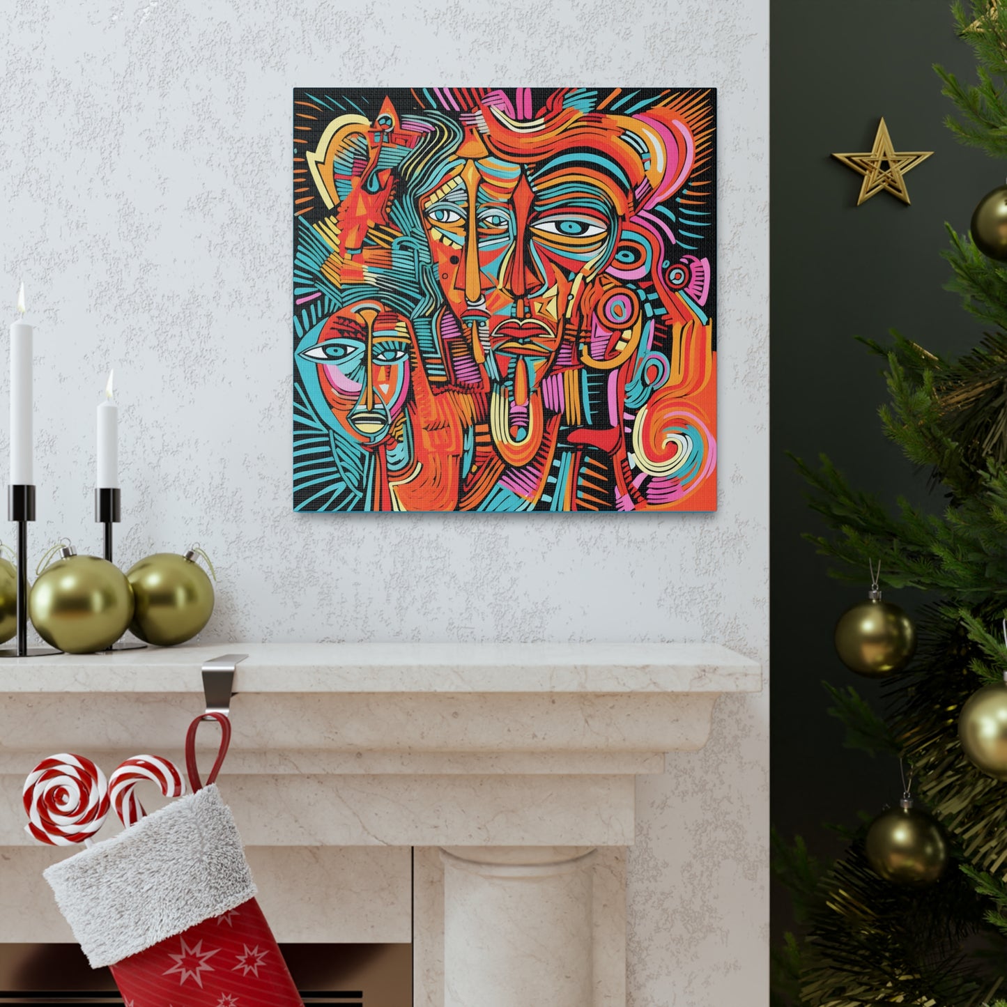 Latin Puzzle Fine Art Print Canvas Wall Art