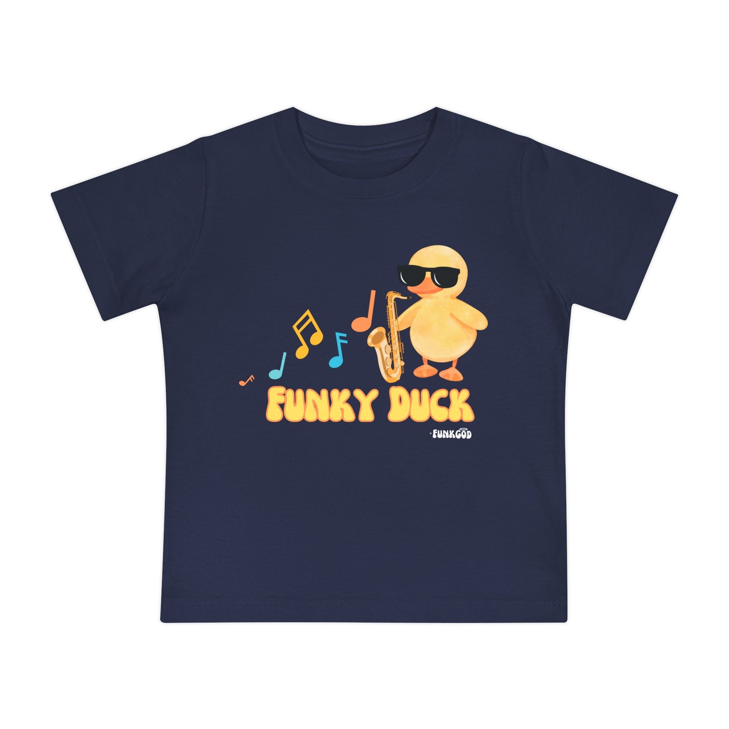 Funky Duck Cute Baby Short Sleeve T-Shirt