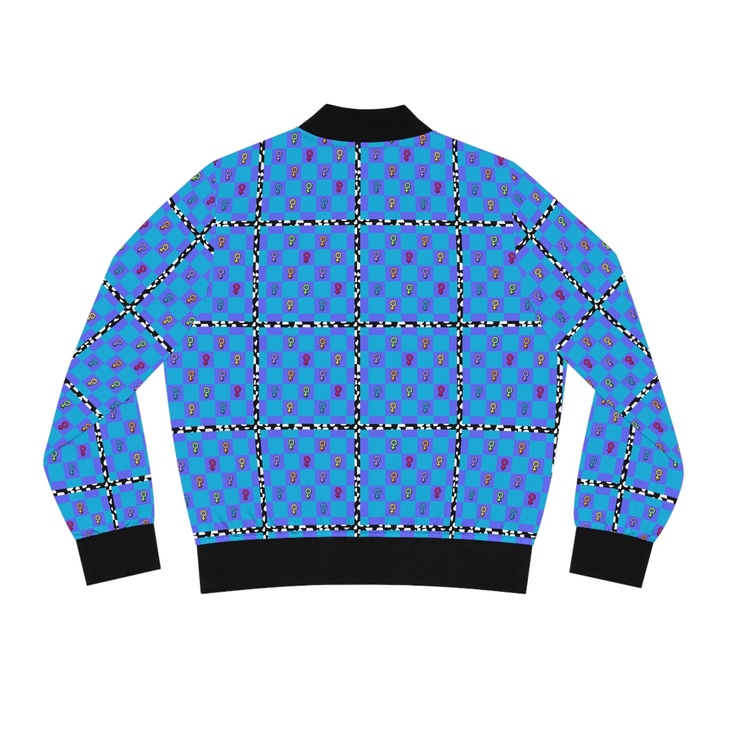 Retro 80s Pop Art Venus Symbol Women's Bomber Jacket