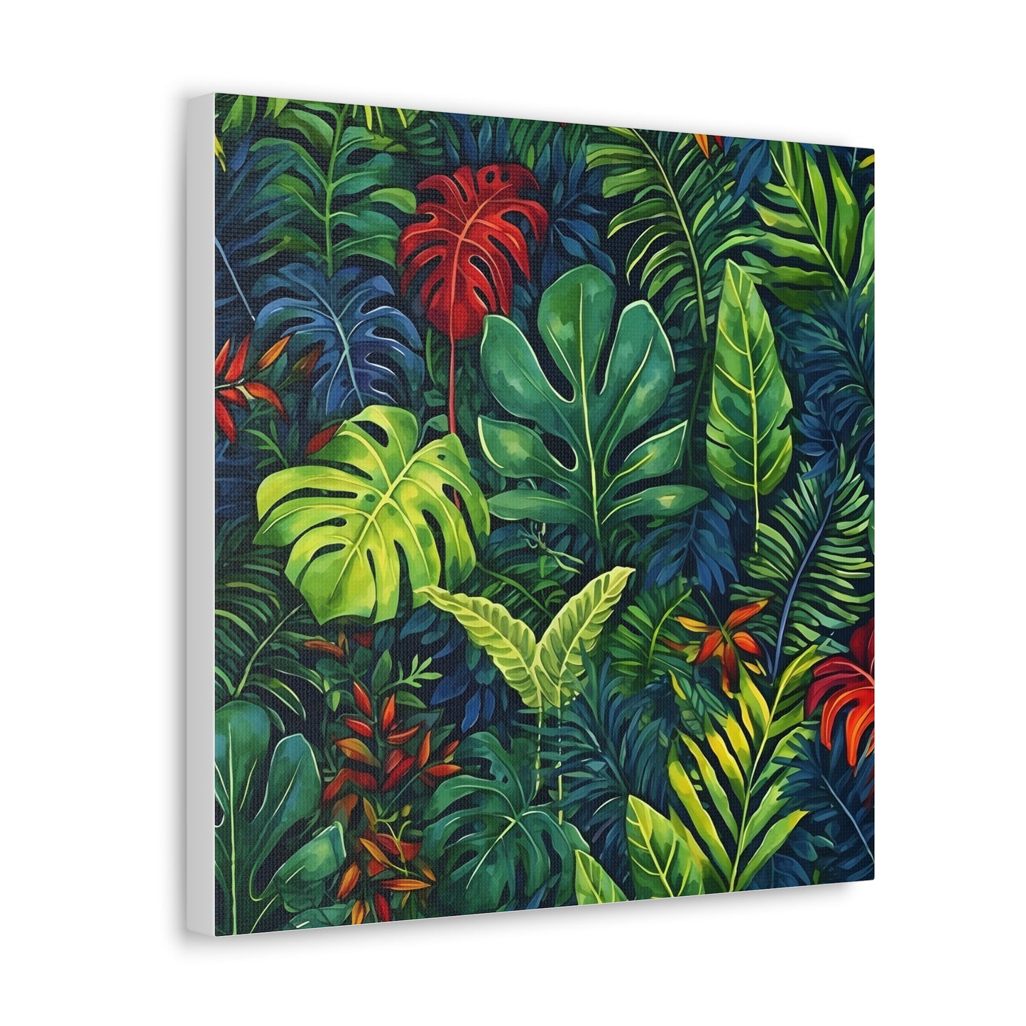 Tropical Leaves Jungle Foliage Fine Art Print Canvas Wall Art