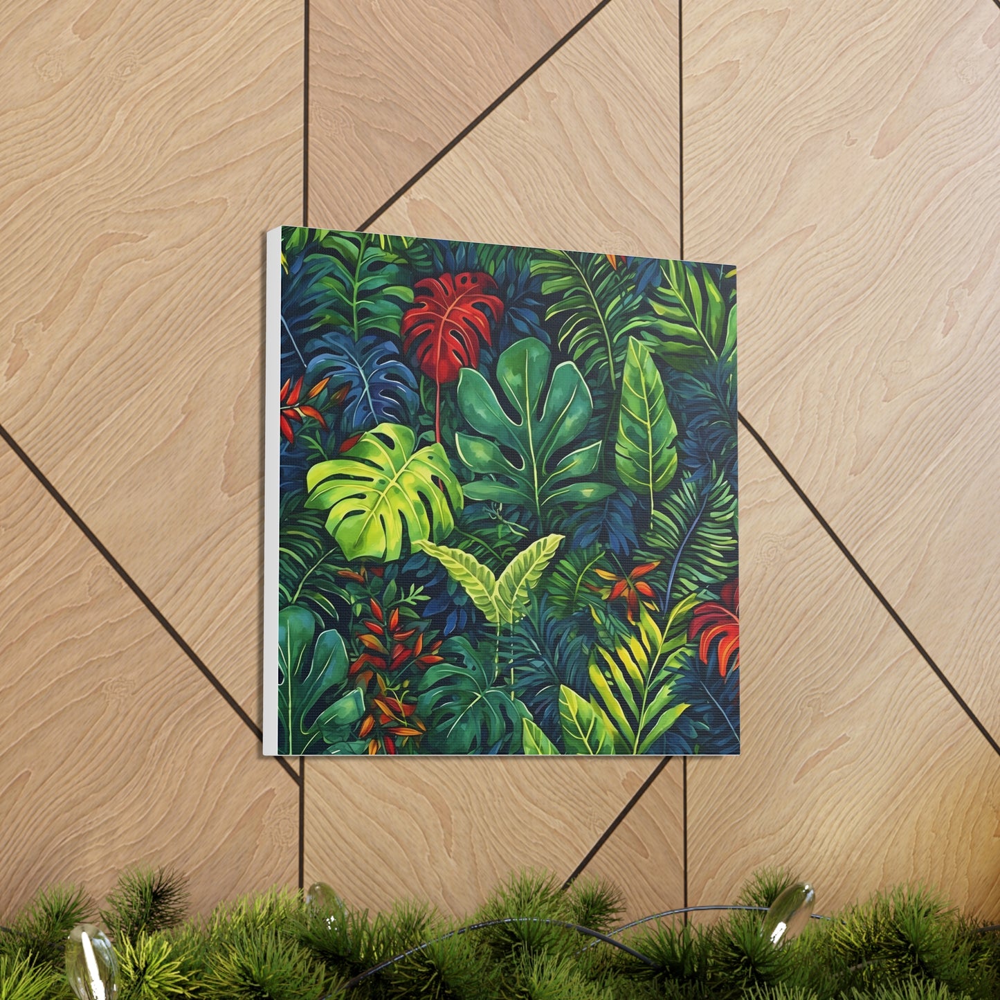 Tropical Leaves Jungle Foliage Fine Art Print Canvas Wall Art