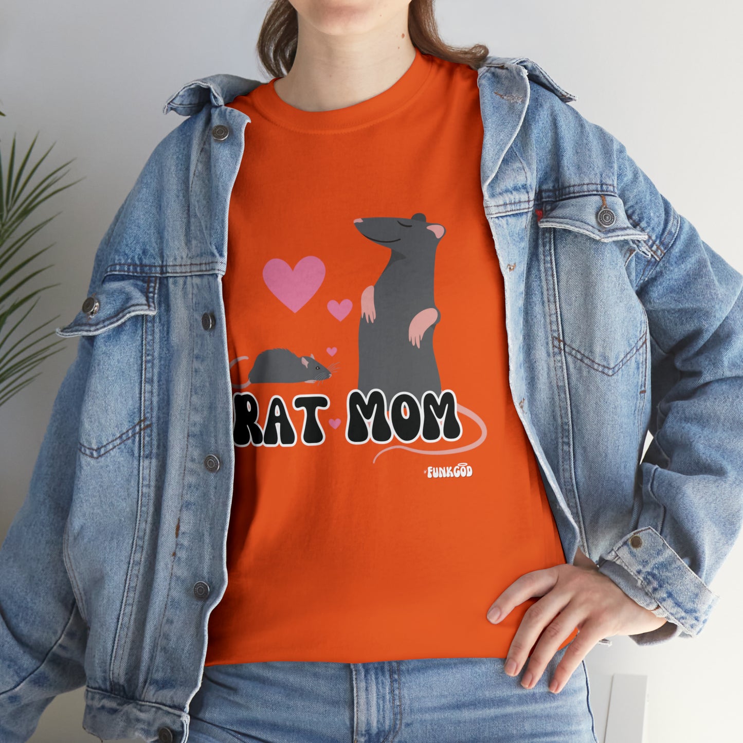 Rat Mom Cute T-Shirt For Rat Lovers, Relaxed Fit