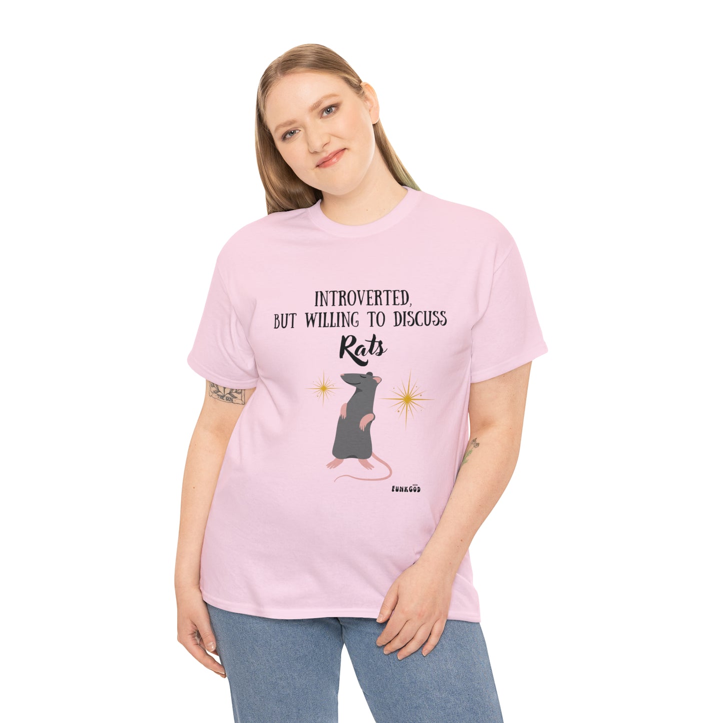 Rat Lover Unisex T-Shirt "Introverted But Willing to Discuss Rats"