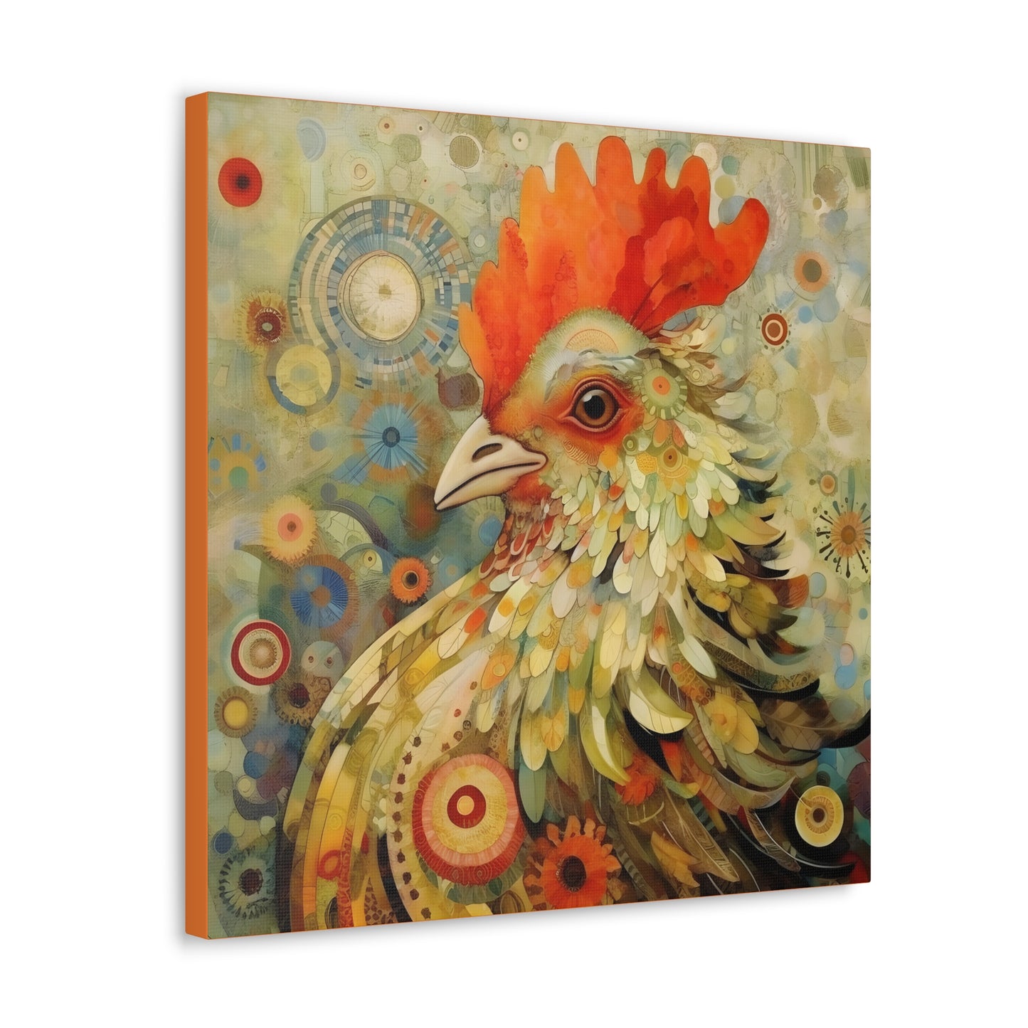 Rooster Guardian Fine Art Print Canvas Wall Art