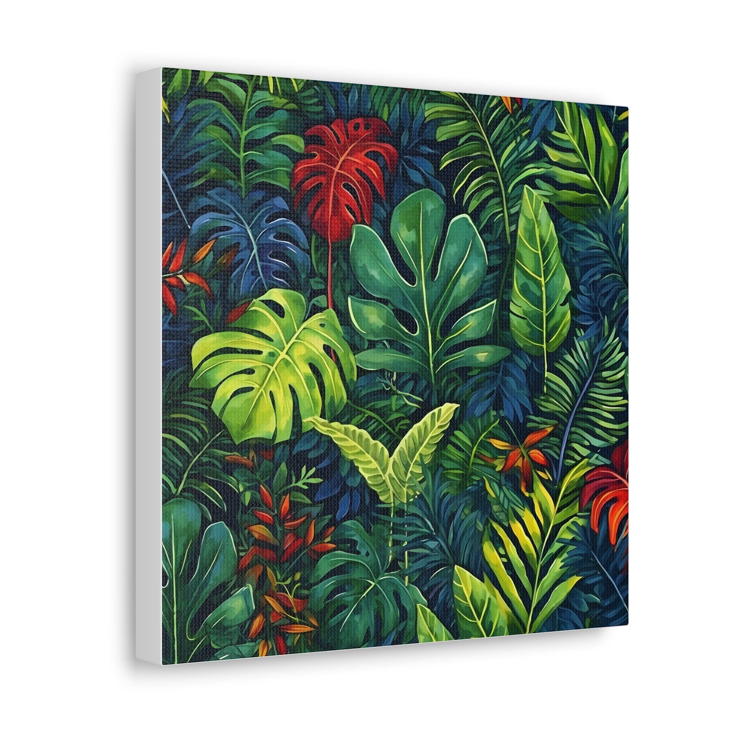 Tropical Leaves Jungle Foliage Fine Art Print Canvas Wall Art