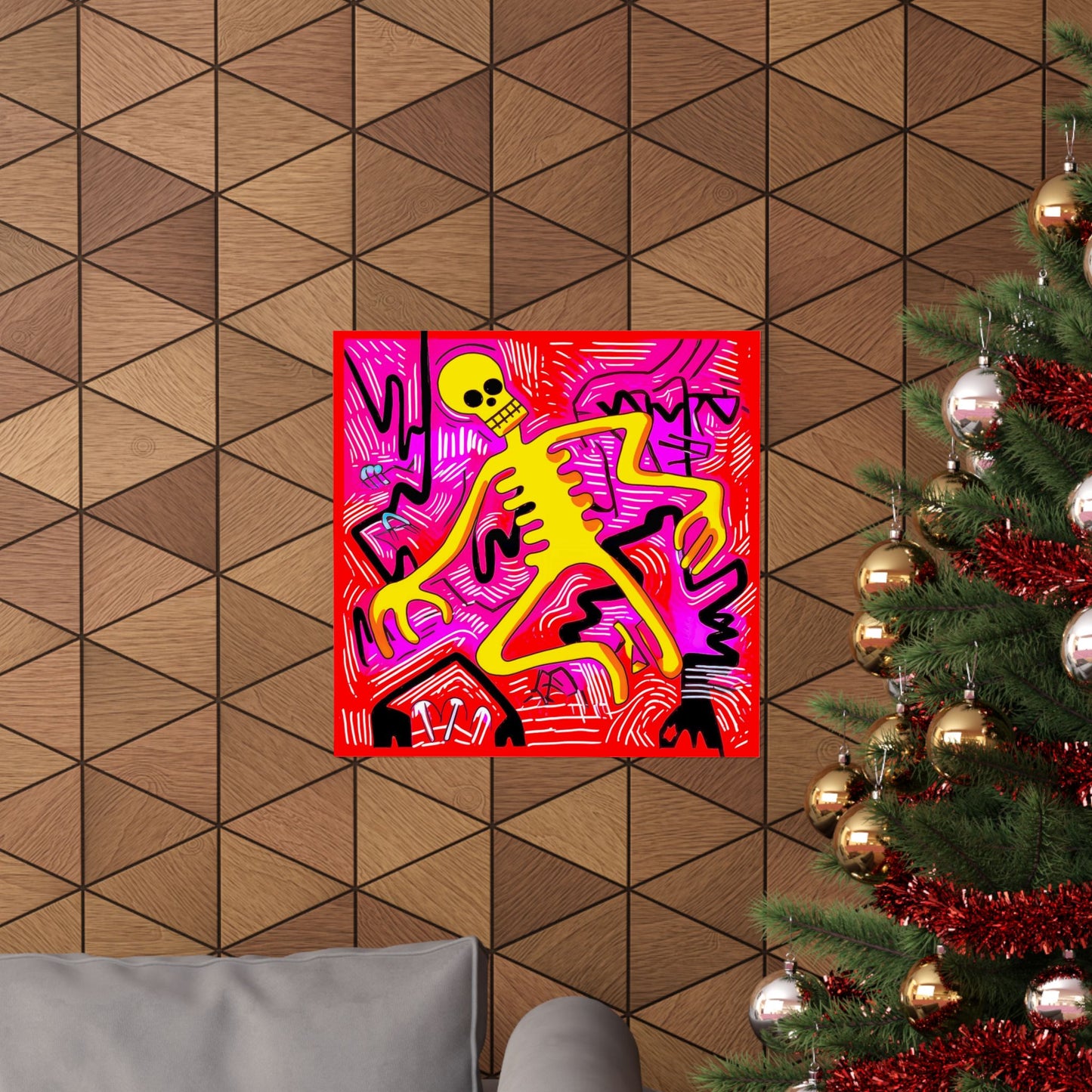 Vortex Skeleton Fine Art Poster