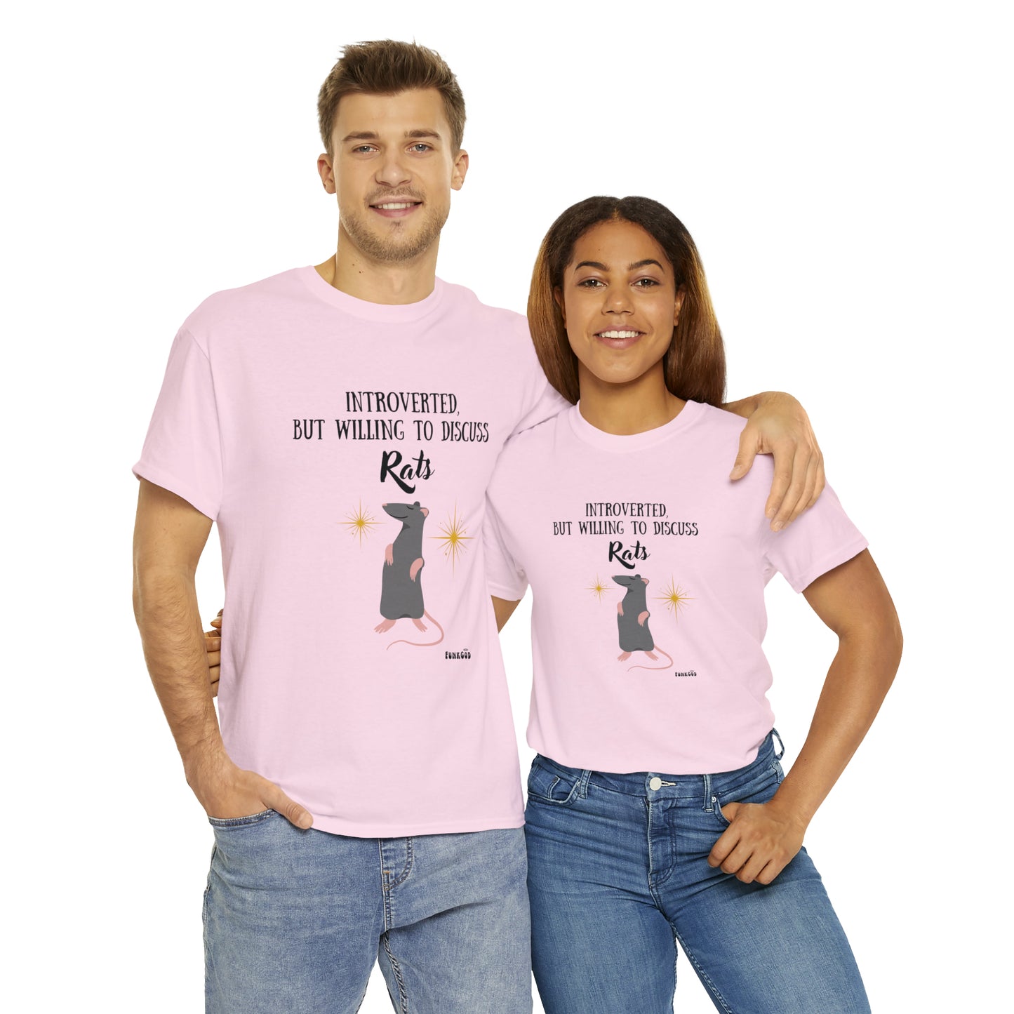 Rat Lover Unisex T-Shirt "Introverted But Willing to Discuss Rats"