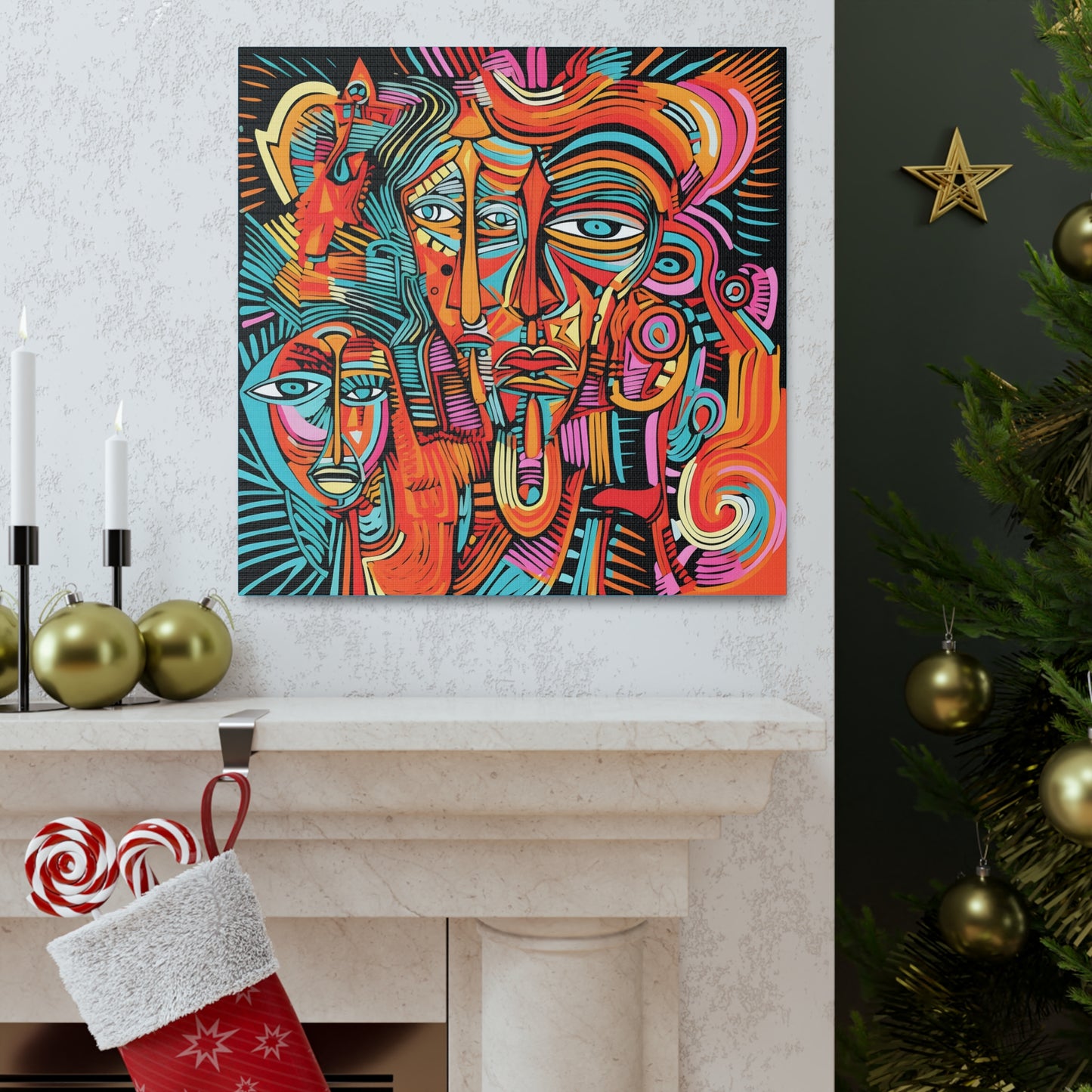 Latin Puzzle Fine Art Print Canvas Wall Art