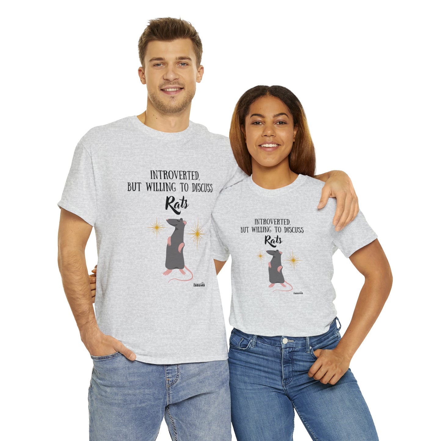 Rat Lover Unisex T-Shirt "Introverted But Willing to Discuss Rats"