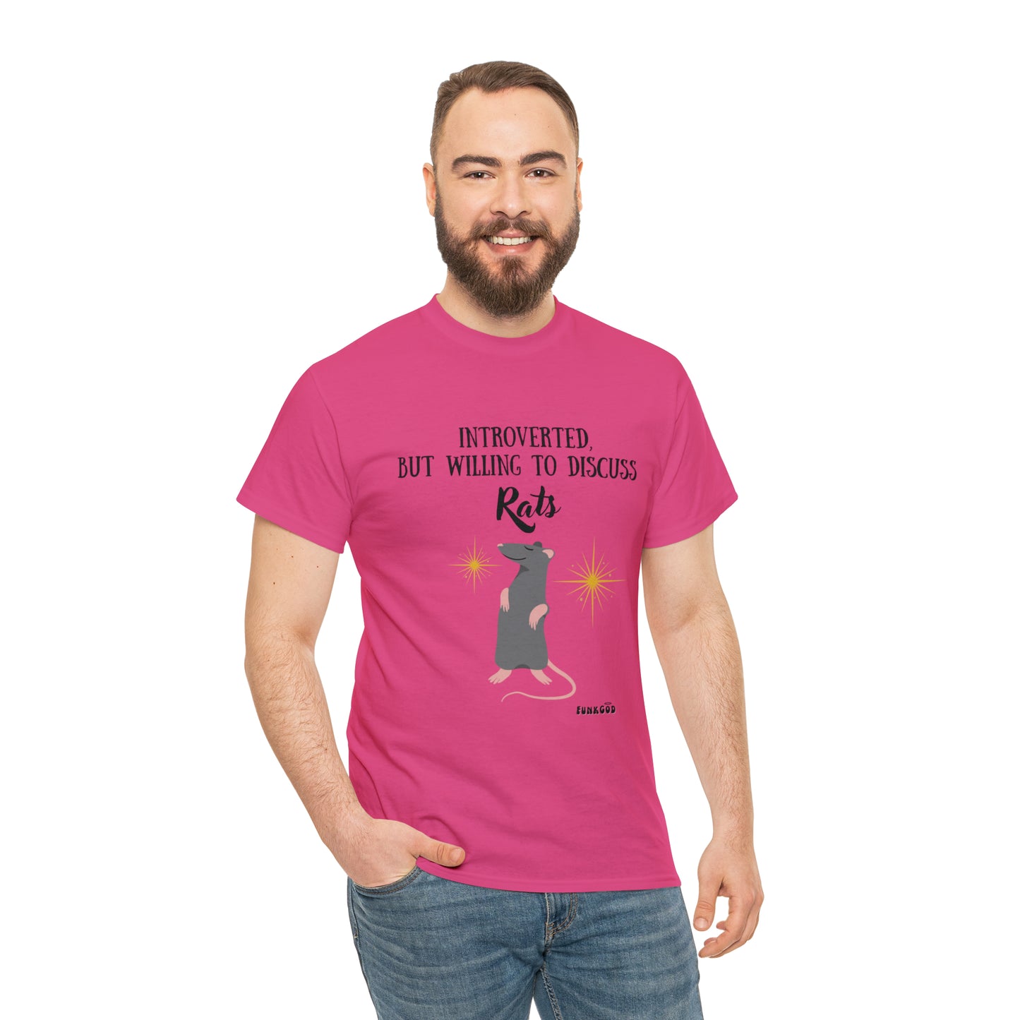 Rat Lover Unisex T-Shirt "Introverted But Willing to Discuss Rats"