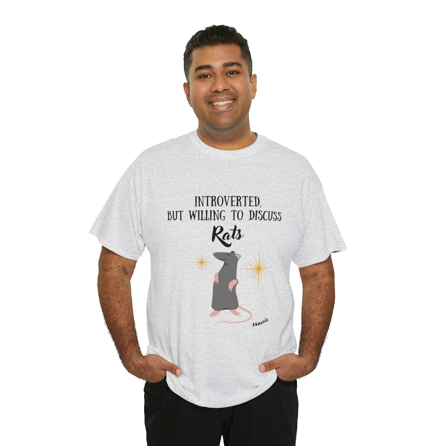 Rat Lover Unisex T-Shirt "Introverted But Willing to Discuss Rats"