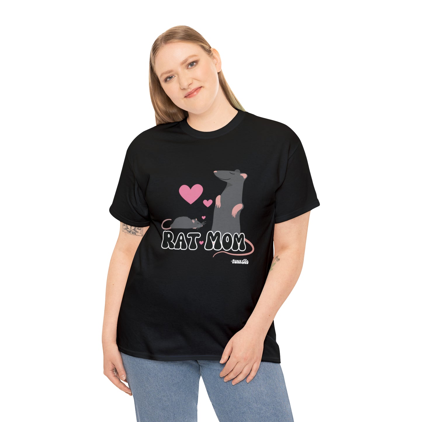 Rat Mom Cute T-Shirt For Rat Lovers, Relaxed Fit
