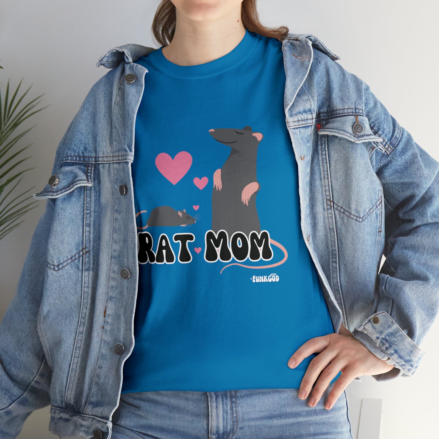 Rat Mom Cute T-Shirt For Rat Lovers, Relaxed Fit