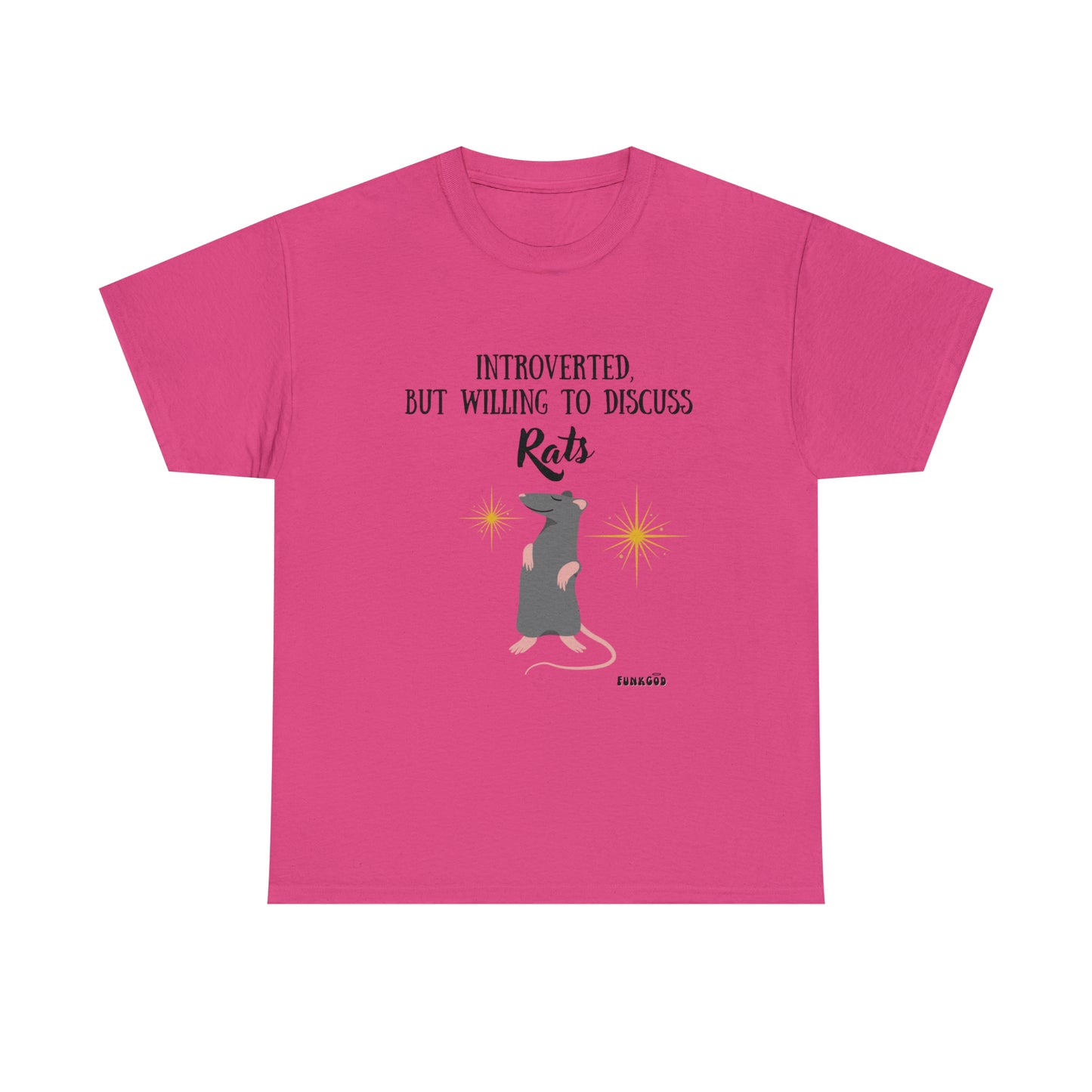 Rat Lover Unisex T-Shirt "Introverted But Willing to Discuss Rats"