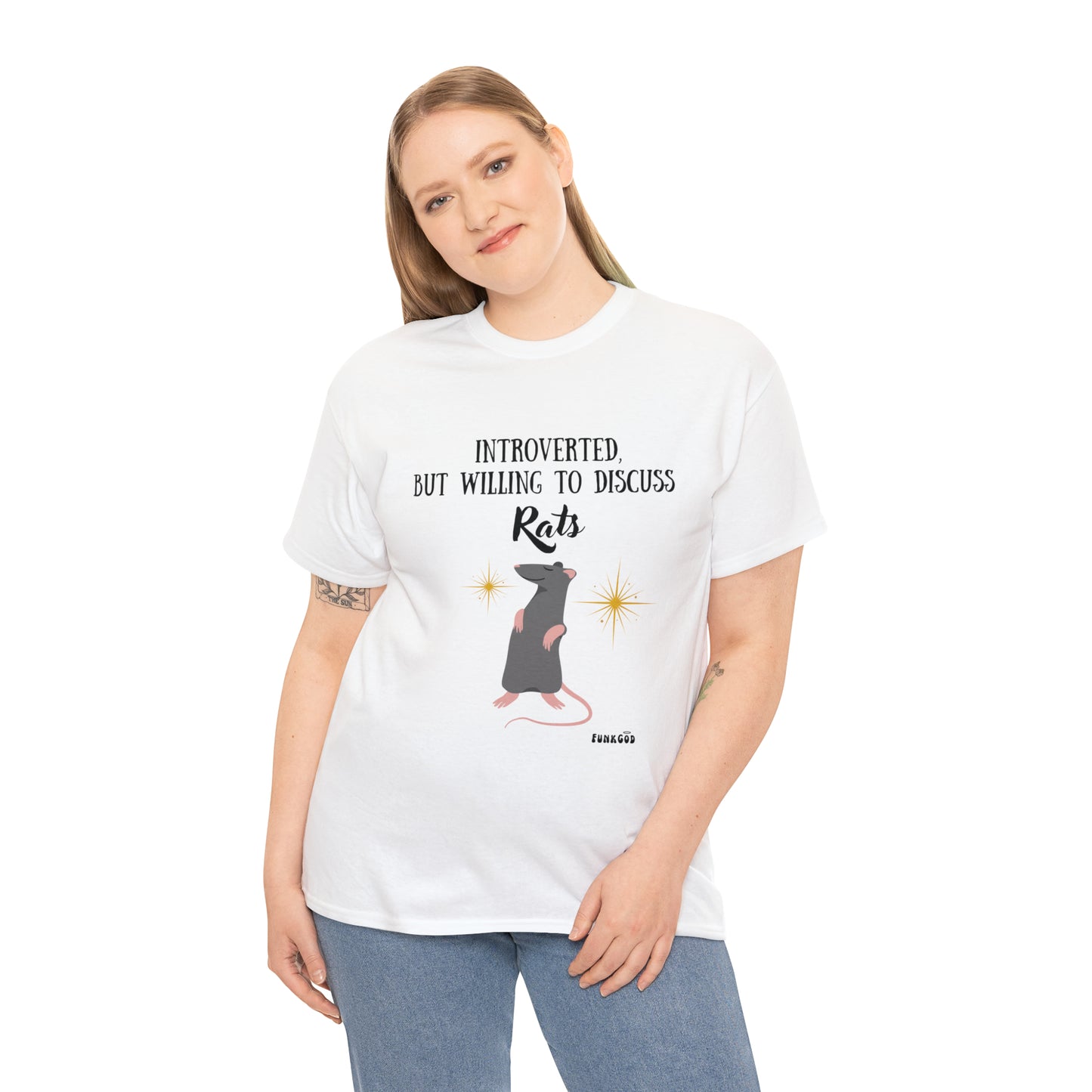 Rat Lover Unisex T-Shirt "Introverted But Willing to Discuss Rats"