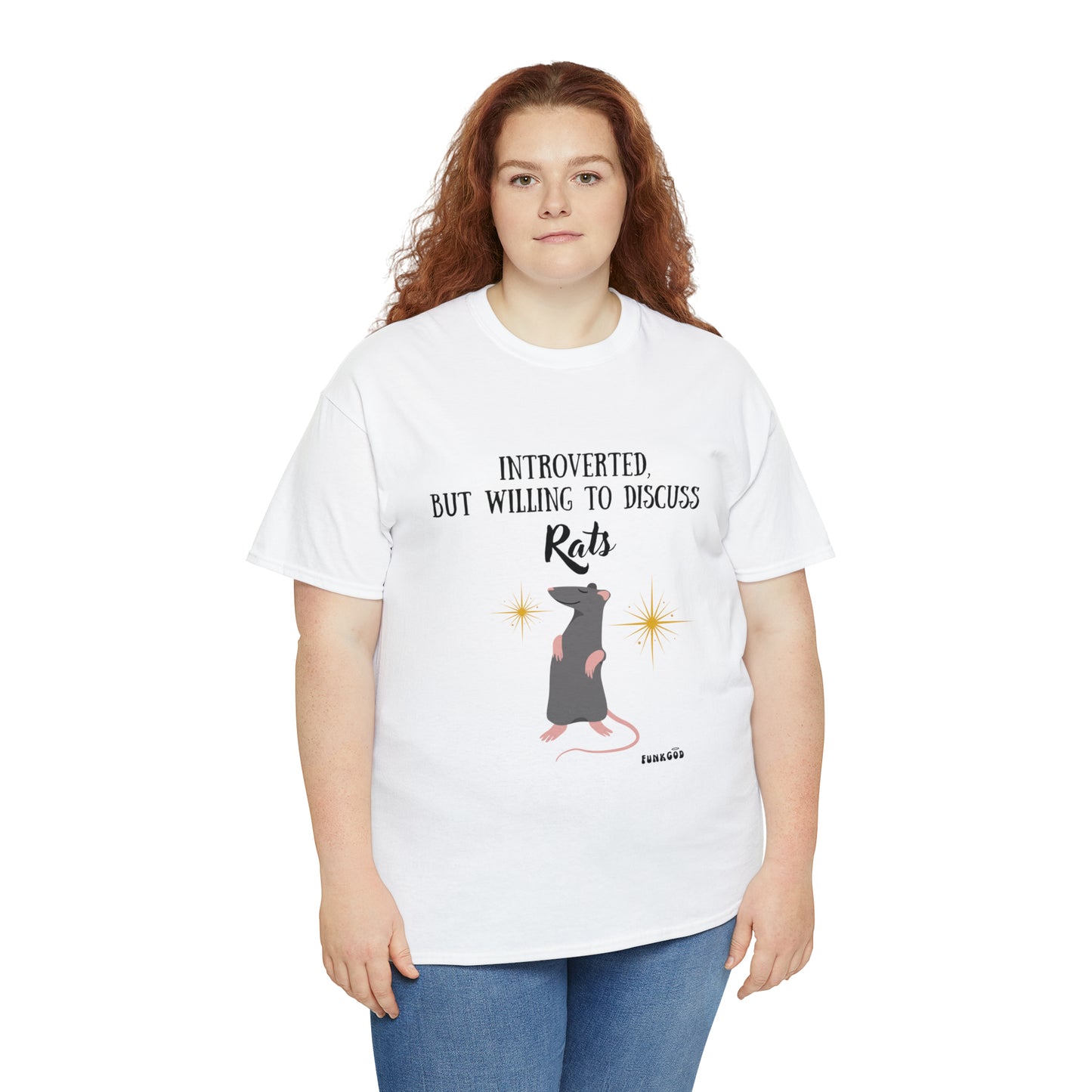 Rat Lover Unisex T-Shirt "Introverted But Willing to Discuss Rats"
