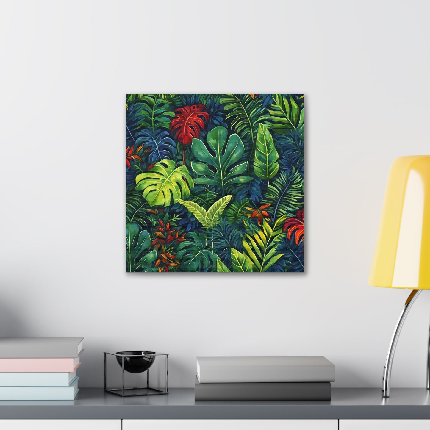 Tropical Leaves Jungle Foliage Fine Art Print Canvas Wall Art