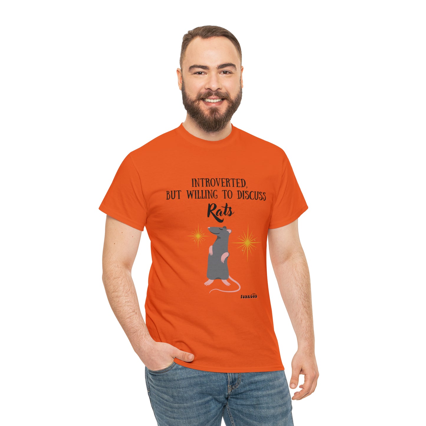 Rat Lover Unisex T-Shirt "Introverted But Willing to Discuss Rats"