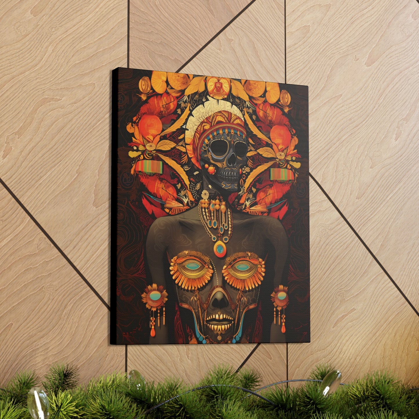 Voodoo Fertility Goddess Fine Art Print Canvas Wall Art