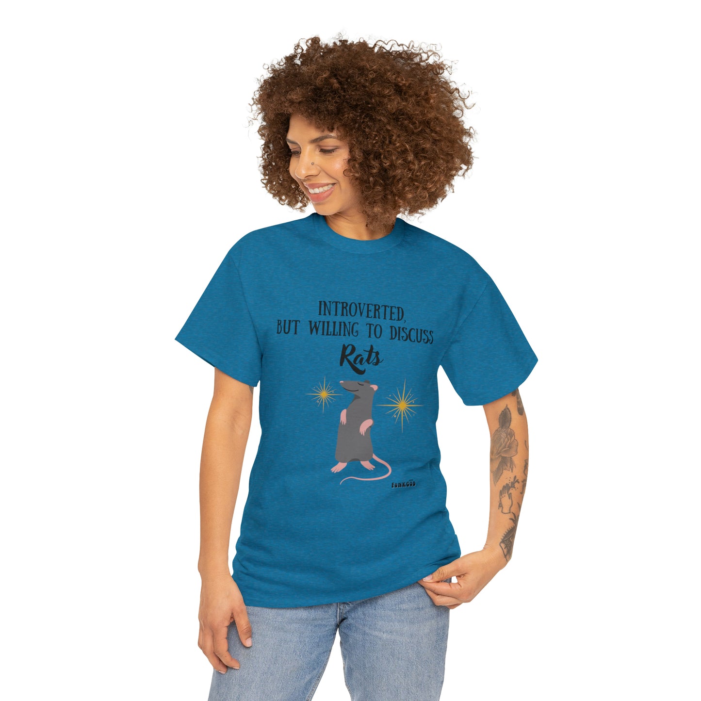 Rat Lover Unisex T-Shirt "Introverted But Willing to Discuss Rats"