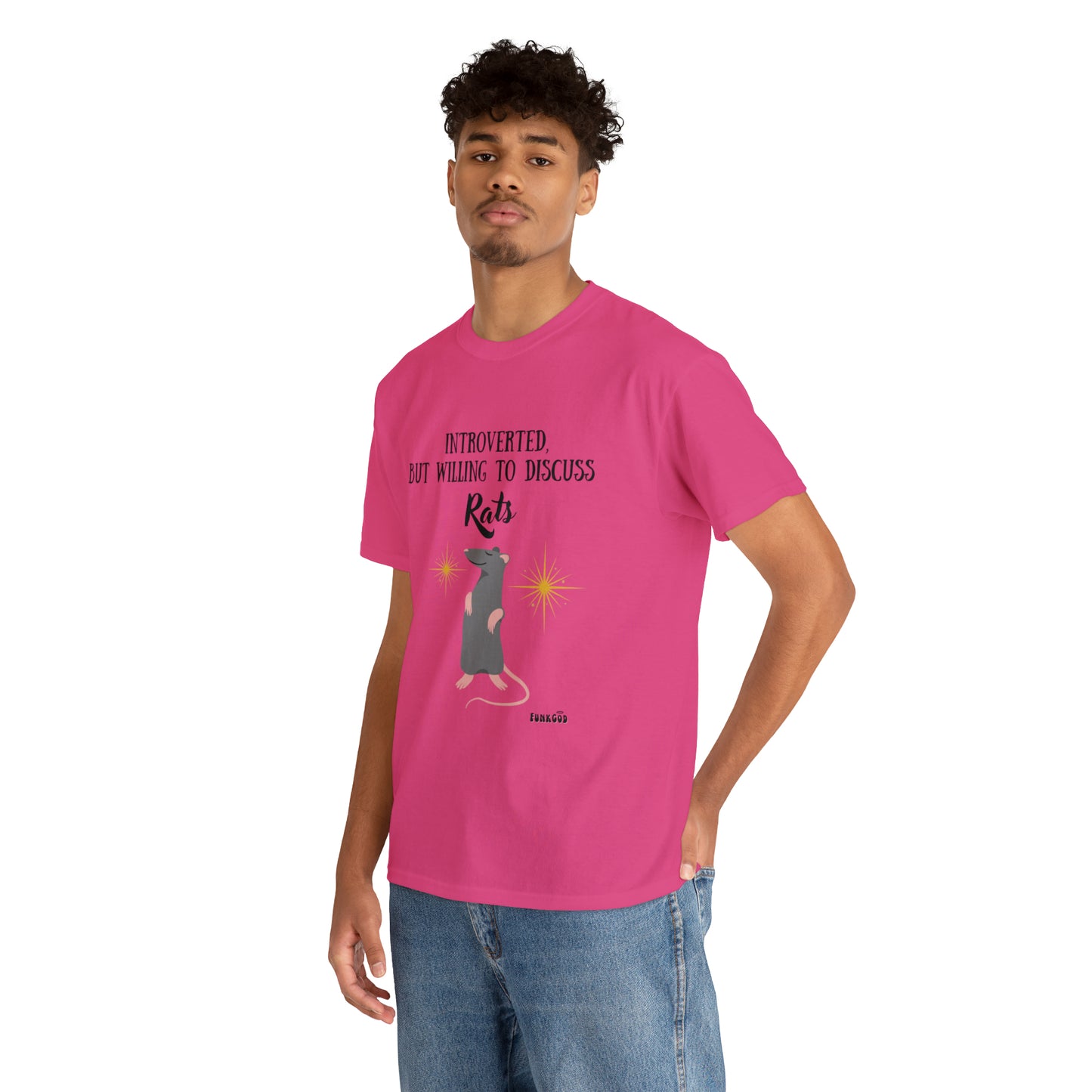 Rat Lover Unisex T-Shirt "Introverted But Willing to Discuss Rats"