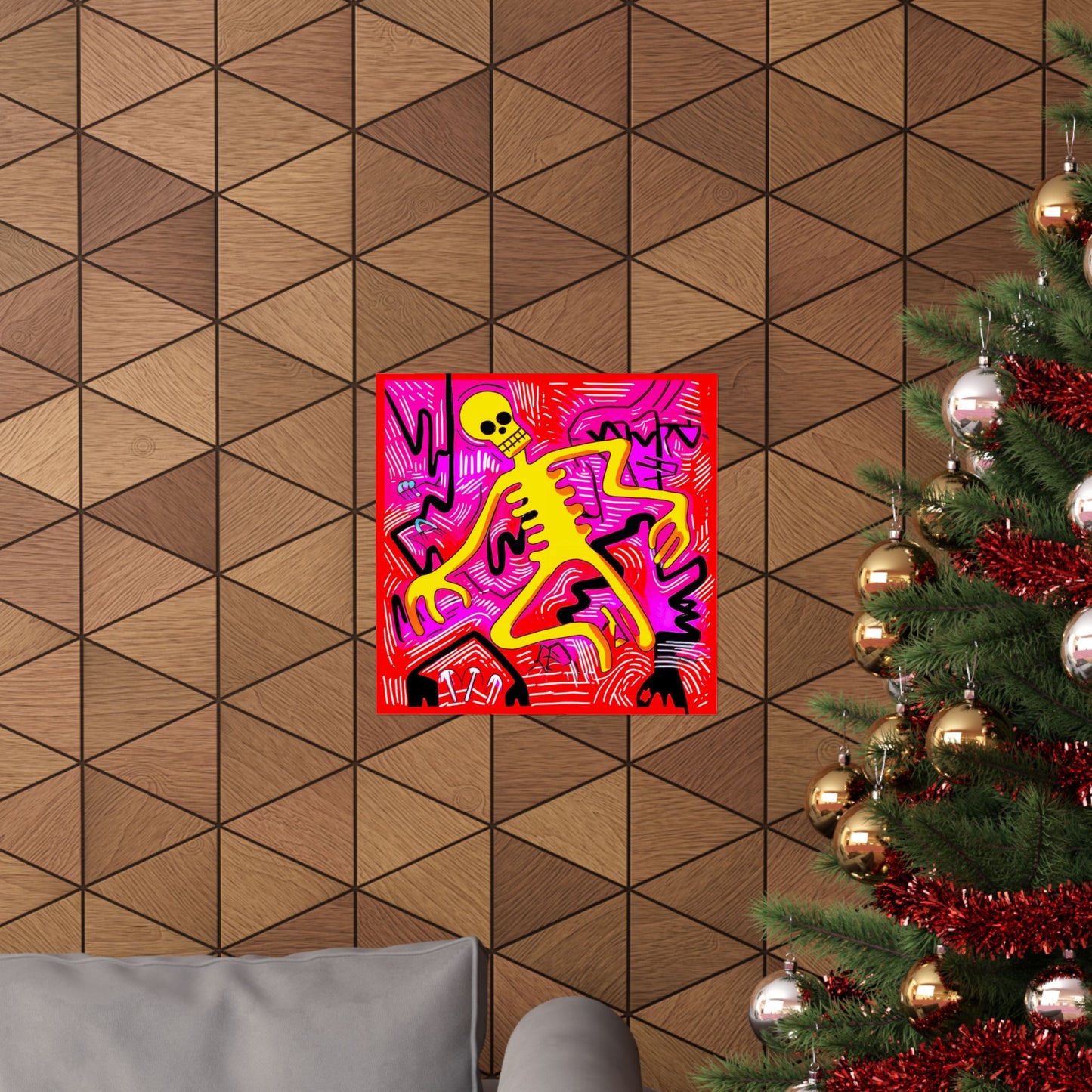 Vortex Skeleton Fine Art Poster