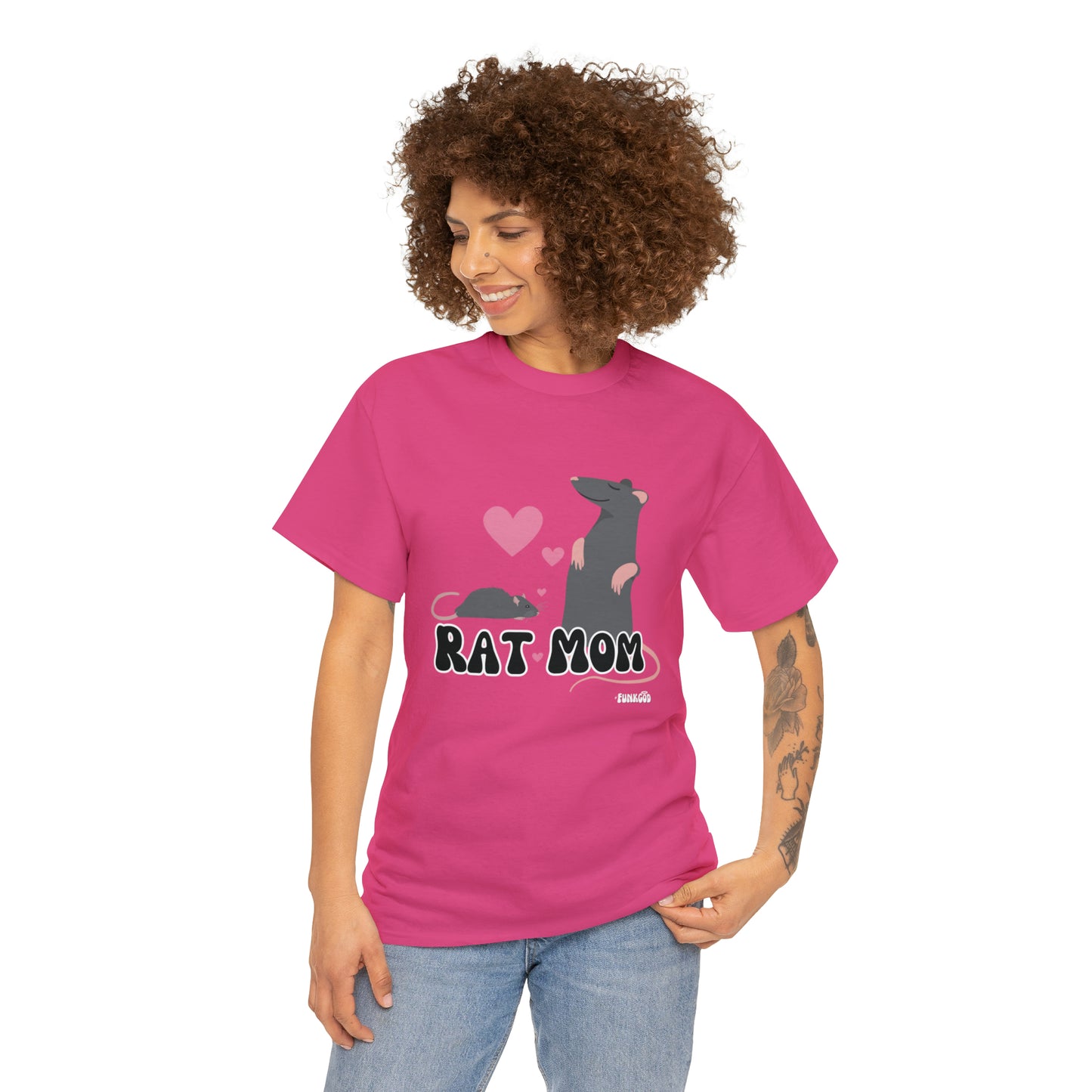 Rat Mom Cute T-Shirt For Rat Lovers, Relaxed Fit