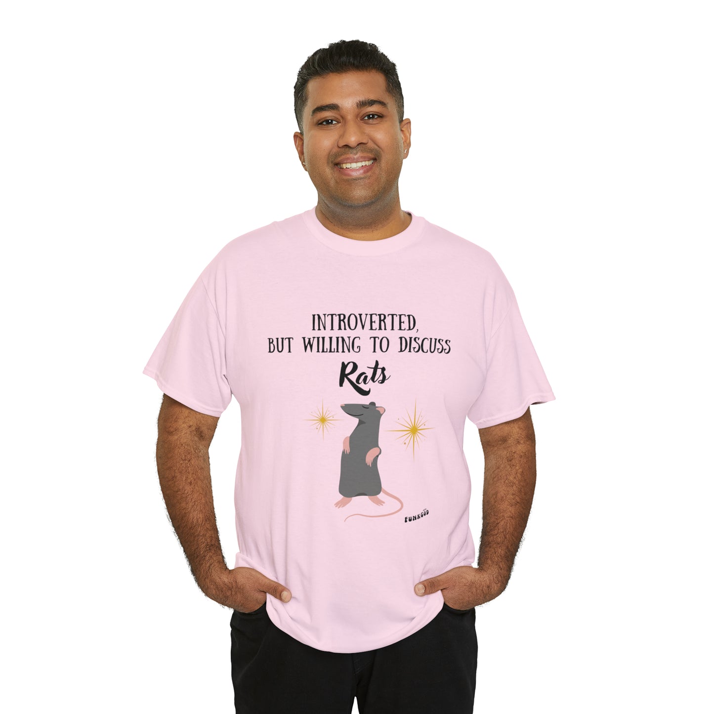 Rat Lover Unisex T-Shirt "Introverted But Willing to Discuss Rats"