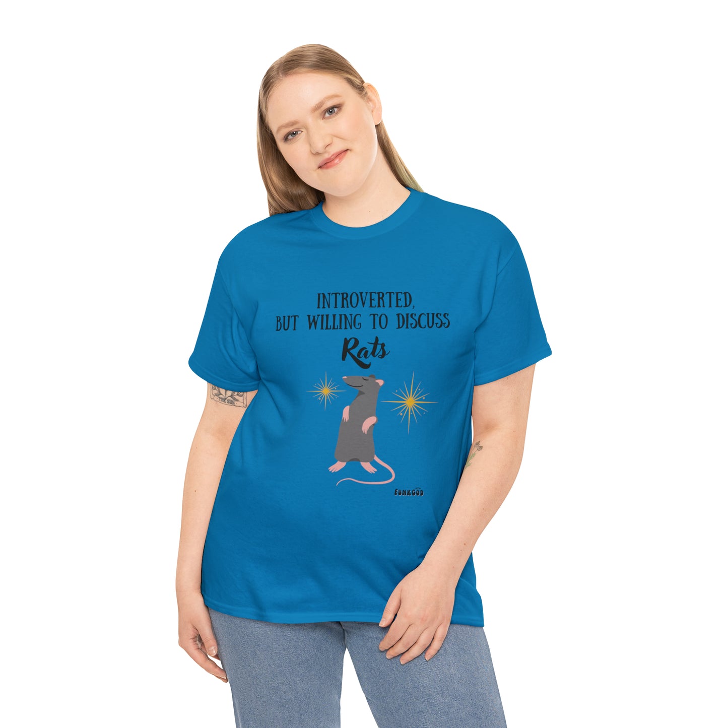 Rat Lover Unisex T-Shirt "Introverted But Willing to Discuss Rats"