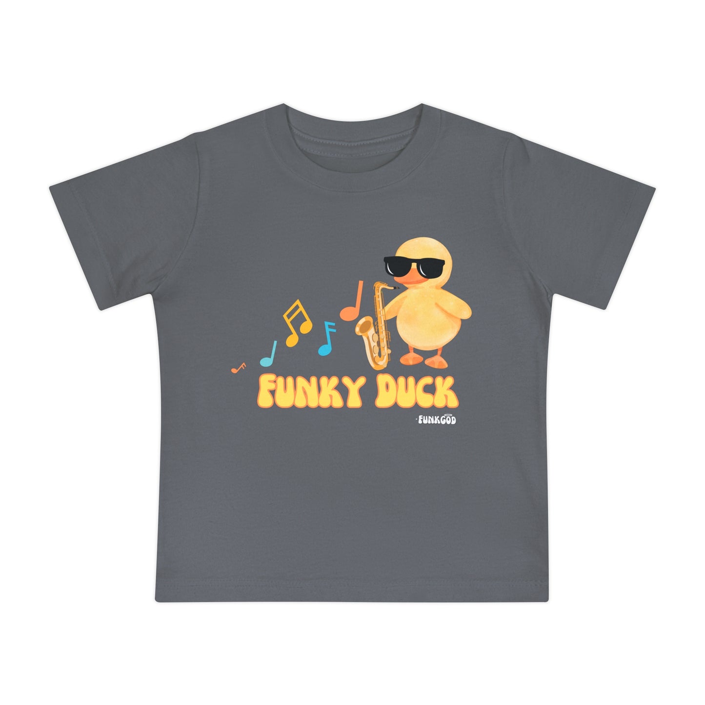 Funky Duck Cute Baby Short Sleeve T-Shirt