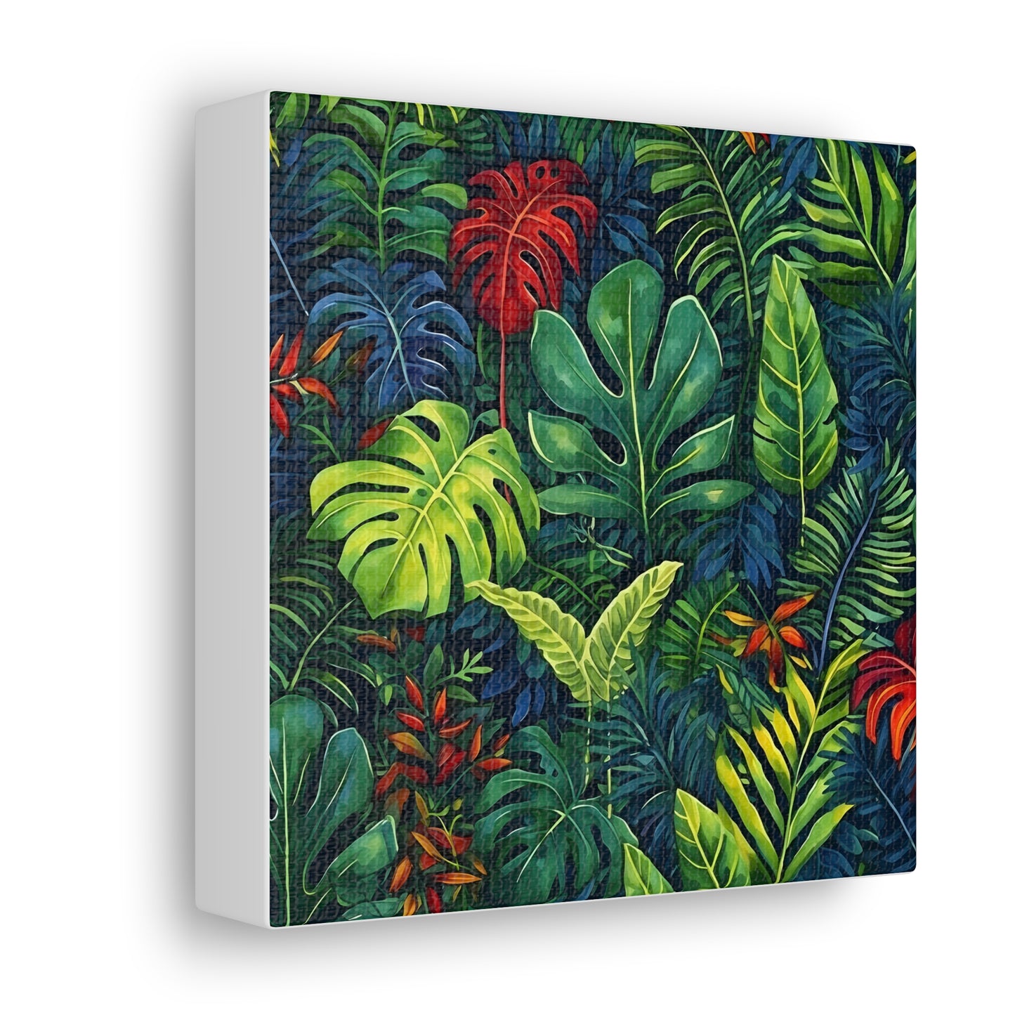 Tropical Leaves Jungle Foliage Fine Art Print Canvas Wall Art