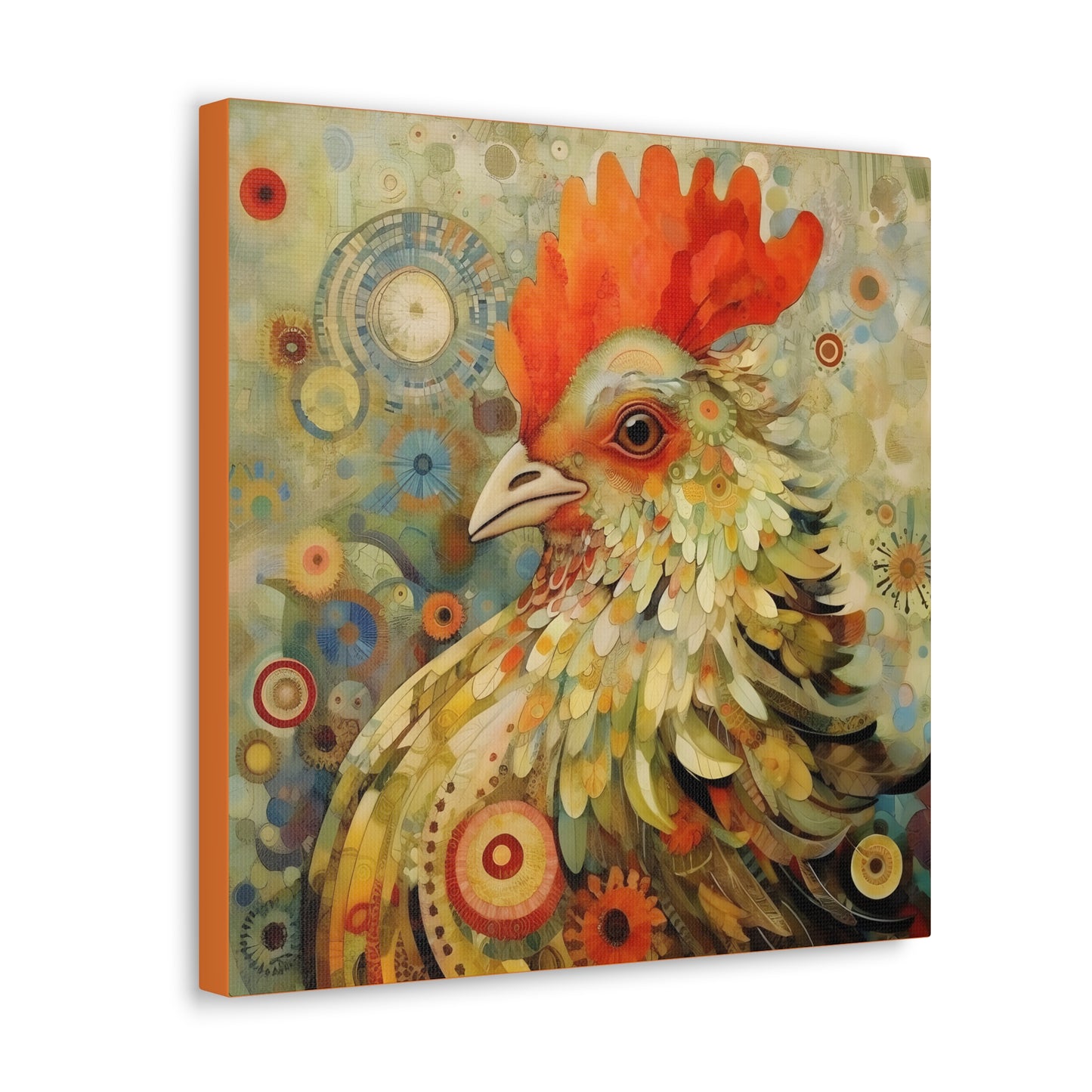 Rooster Guardian Fine Art Print Canvas Wall Art