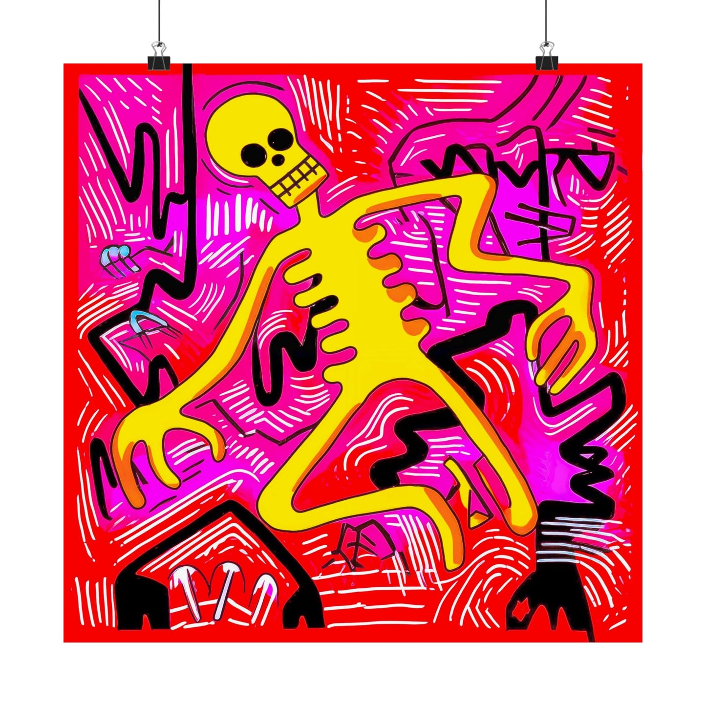 Vortex Skeleton Fine Art Poster
