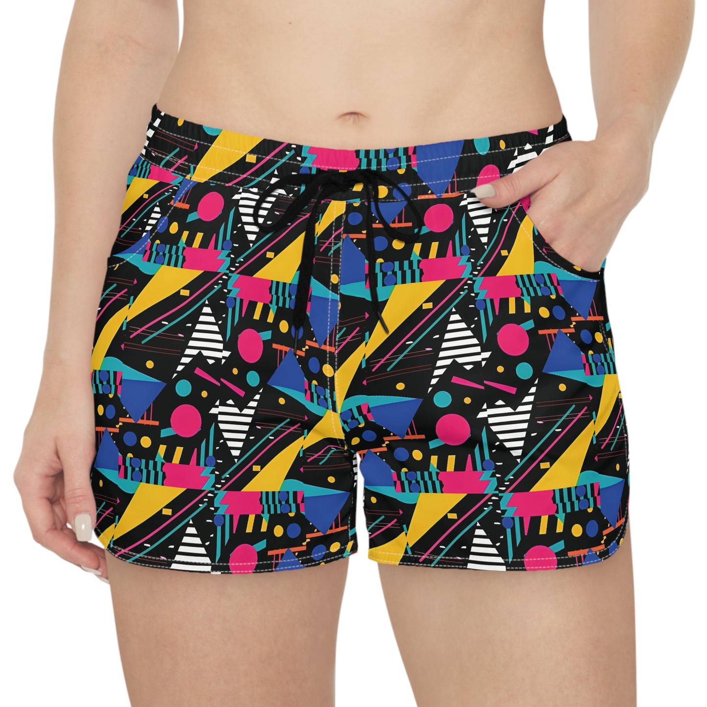 Bowling Alley Carpet Funky Women's Shorts (AOP)